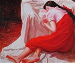 พ่ายแพ้, Loose, Kiatanan Lamchan, 2009, Oil on canvas, 110x125cm