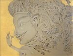 อริยะบุคคล-สาธุ 2551, In Praise of the “Culture Man”, 2008, Acrylic on canvas, 120x150cm