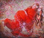 ฝัน, Dream, Kiatanan Lamchan, 2009, Oil on canvas, 195x175cm