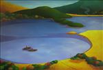 Lake cruises, 2014, Oil on canvas, 160x110 cm.