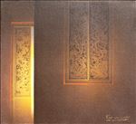 “ทางธรรม 5” The Way of Dharma 5, 2008, Acrylic on canvas, 40x43cm