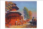 Kathmandu 4, 2008, Oil on canvas, 50x60cm