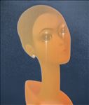 Contemplation , คิดคำนึง, 2014, Oil on canvas,  120x140 cm.