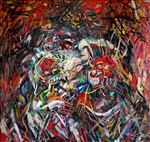กัดกัน, Force, 2010, Oil on canvas, 150x150cm