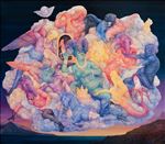 Maya เมฆมายา, 2024, Acrylic on Canvas, 140 x 160 cm.