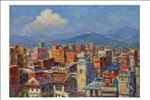 Kathmandu 1, 2008, Oil on canvas, 50x70cm