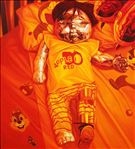 ลูกคนแรก หมายเลข 2, The First Child No.2, 2014, Oil on canvas, 180x165cm
