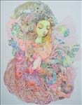 Home-Sawan Umansap, Phaithoon ไพฑูรย์, 2019, Colored pencils on canvas, 74X58 cm. Home-Sawan Umansap, Phaithoon ไพฑูรย์, 2019, Colored pencils on canvas, 74X58 cm.