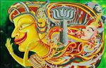 อริยะบุคคล-สาธุ 2551, In Praise of the “Culture Man”, 2008, Oil on canvas, 120x150cm