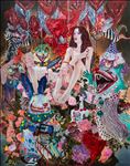 Weeding party no.1, 2024, Oil on Linen, 250 x 200 cm.