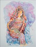 Home-Sawan Umansap, Phethay เพทาย, 2019, Colored pencils on canvas, 74X58 cm. Home-Sawan Umansap, Phethay เพทาย, 2019, Colored pencils on canvas, 74X58 cm.