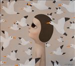 Me and the birds no.1, 2023, Oil on linen, 140 x 160