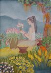 นวลเจ้านฤมล, Fair Lady, Teerawat Kanama, 2008, Acrylic on canvas, 70x50cm
