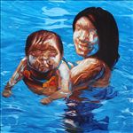 ลูกคนแรก หมายเลข 3, The First Child No.3, 2014, Oil on canvas, 200x200cm