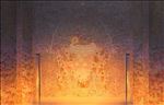 “คติพุทธ 3” (ปรินิพพาน) Buddhism Destination 3 (Death), 2008, Acrylic on canvas, 180x280cm