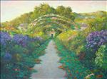 สวนสวรรค์ในบ้านบนดิน 1, Heaven garden in a house on earth 1, 2012, Oil on Linen, 60x80cm