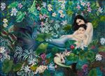 Heavenly Garden,, 2020, Oil on canvas, 130x180 cm.
