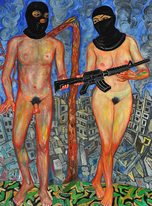 adam and eva, 2009, by Vasan Sitthiket
