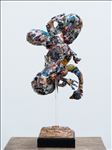 Sculpture Prototype No.01, 2026, Mixed media resin and paper, W 15 x D 16 x H 80 cm (with based)