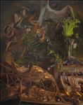 Mangosteen มังคุด, 2025, Oil on linen, 250 x 200 cm