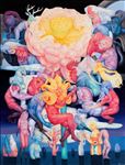 เกสรสุดท้าย (Final Pollen), 2026, Acrylic on Canvas, 170 x 130 cm