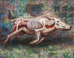 The Victim, 2025, Oil on linen, 80 x 100 cm The Victim, 2025, Oil on linen, 80 x 100 cm