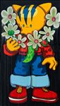JAYOTO flower vase, 2025, Acrylic and oil on canvas, 193 x 110 cm JAYOTO flower vase, 2025, Acrylic and oil on canvas, 193 x 110 cm