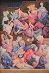 วงกตชีวิต (Labyrinthine Life), 2026, Acrylic on Canvas, 200 x 140 cm