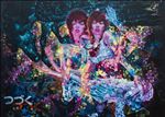 Pegasus Meteor Fist หมัดดาวตก, 2025, Oil on linen, 130 x 180 cm Pegasus Meteor Fist หมัดดาวตก, 2025, Oil on linen, 130 x 180 cm