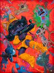 Yellow Sun: Never10, 2026, Acrylic on canvas, 80 x 60 cm Yellow Sun: Never10, 2026, Acrylic on canvas, 80 x 60 cm