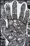 The Human Hand No.1 มือของมนุษย์ 1, 2026, Chinese ink on canvas, 150 x 100 cm The Human Hand No.1 มือของมนุษย์ 1, 2026, Chinese ink on canvas, 150 x 100 cm