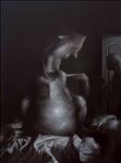 ไม่มีชื่อผลงาน (Untitled), 2025, Oil on canvas, 200 x 150 cm ไม่มีชื่อผลงาน (Untitled), 2025, Oil on canvas, 200 x 150 cm