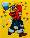 lumberjack, 2025, Acrylic on canvas, 150 x 120 cm lumberjack, 2025, Acrylic on canvas, 150 x 120 cm