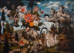 The garden of inheritance สวนแห่งการสืบทอด, 2024, Oil on linen, 140 x 100 cm The garden of inheritance สวนแห่งการสืบทอด, 2024, Oil on linen, 140 x 100 cm