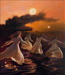Far beyond the sun, 2025, Oil on linen, 160 x 140 cm Far beyond the sun, 2025, Oil on linen, 160 x 140 cm