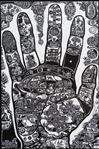 The Human Hand No.2 มือของมนุษย์ 2, 2026, Chinese ink on canvas, 150 x 100 cm The Human Hand No.2 มือของมนุษย์ 2, 2026, Chinese ink on canvas, 150 x 100 cm