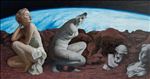 when you can live forever what do you live for?., 2025, Oil on linen, 90 x 170 cm when you can live forever what do you live for?., 2025, Oil on linen, 90 x 170 cm