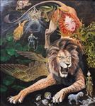 Earthquake, 2025, Oil on linen, 200 x 180 cm Earthquake, 2025, Oil on linen, 200 x 180 cm