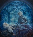 Sleeping Beauty, 2025, Oil on linen, 180 x 160 cm