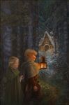 Hansel and Gretel, 2026, Oil on linen, 120 x 80 cm