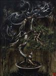 The Gardened God II, 2026, Acrylic on linen , 80 x 60 cm The Gardened God II, 2026, Acrylic on linen , 80 x 60 cm