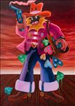 Texas heart assassin, 2025, Oil on canvas, 180 x 127 cm Texas heart assassin, 2025, Oil on canvas, 180 x 127 cm