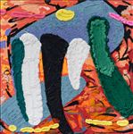 NO SIGNAL No.05, 2026, Oil on canvas, 180 x 180 cm NO SIGNAL No.05, 2026, Oil on canvas, 180 x 180 cm