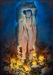lady of wolf, 2025, Oil on linen, 180 x 130 cm lady of wolf, 2025, Oil on linen, 180 x 130 cm