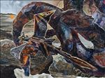 Folds of the Paper Dragon No.01, 2026, Oil on linen, 90 x 120 cm
