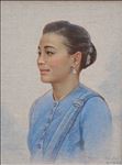 Queen Suthida, 2026, Oil on canvas, 40 x 30 cm